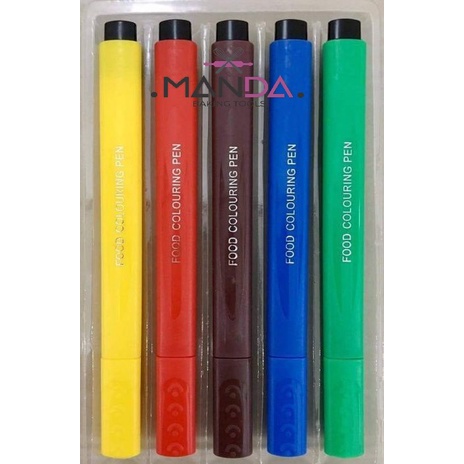 

Foodwriter edible pen color marker bolpen makanan