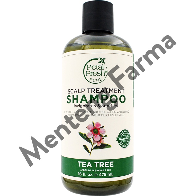 Petal Fresh Pure Shampoo Tea Tree 475 mL - Merawat Kulit Kepala dan Rambut