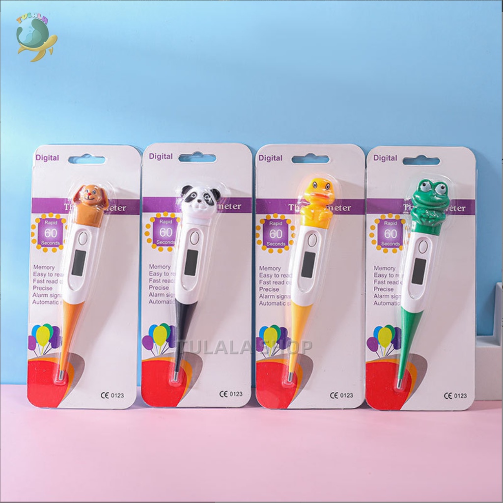 [TULALA SHOP]THERMOMETER DIGITAL ALAT PENGUKUR SUHU BADAN TUBUH BAYI BABY ANAK TERMOMETER UKUR MULUT KETIAK / Thermometer Karakter Termometer Digital Pengukur
