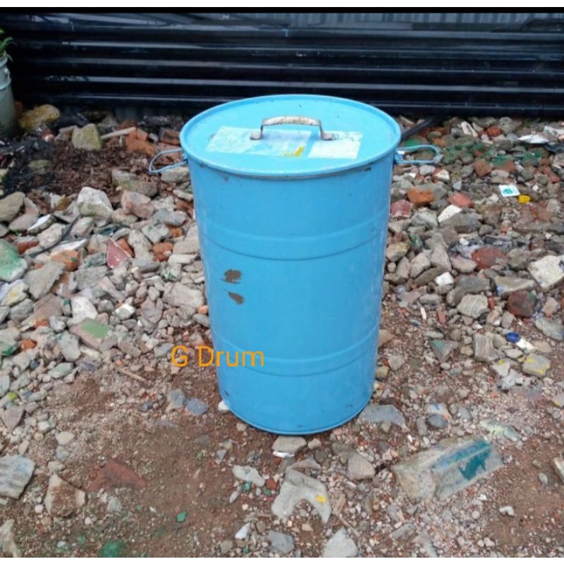 Tong Sampah/Drum Besi/Tong 60 liter/Pail/Ember Besar