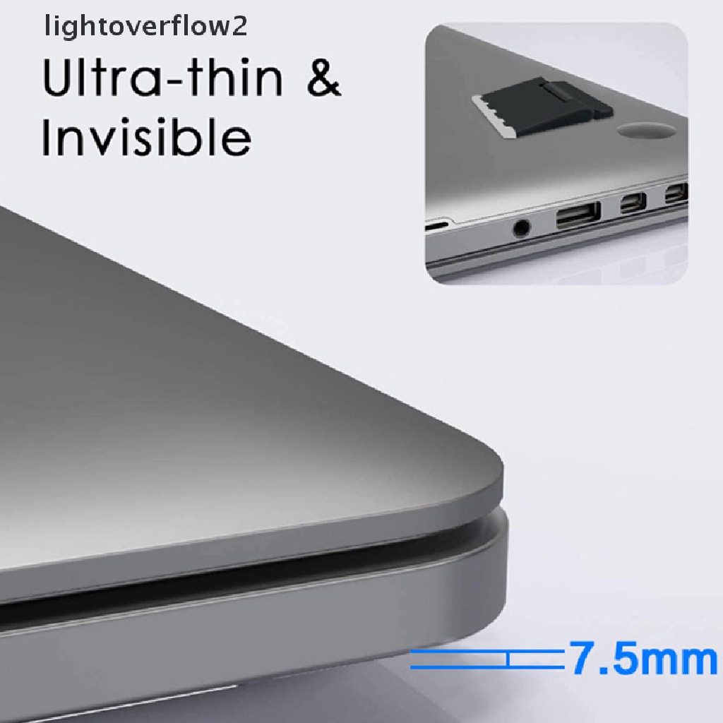 (lightoverflow2) 1 Pasang Rak Pendingin Laptop / Komputer / Keyboard Portable