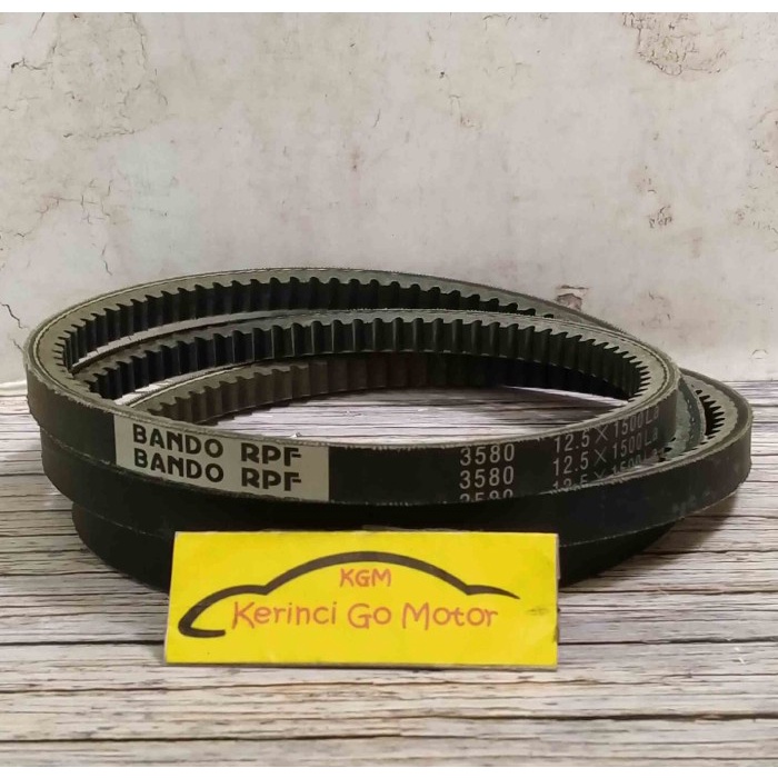 BANDO VAN BELT RPF-3580 V BELT TALI KIPAS RPF3580 FAN BELT BERGIGI