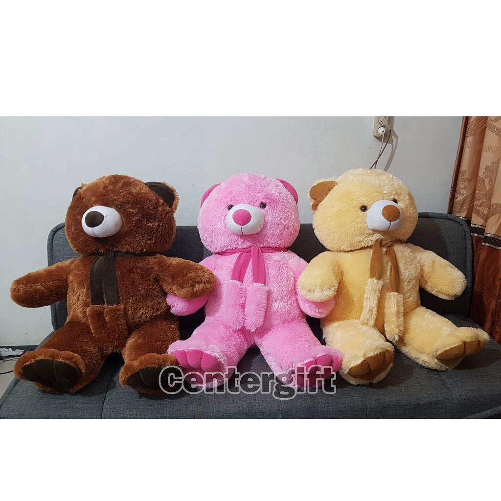 Boneka Teddy Bear Jumbo Syal 90cm SNI