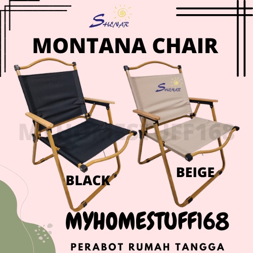 KURSI LIPAT PORTABLE / KURSI CAMPING / KURSI SANTAI OUTDOOR - MONTANA CHAIR