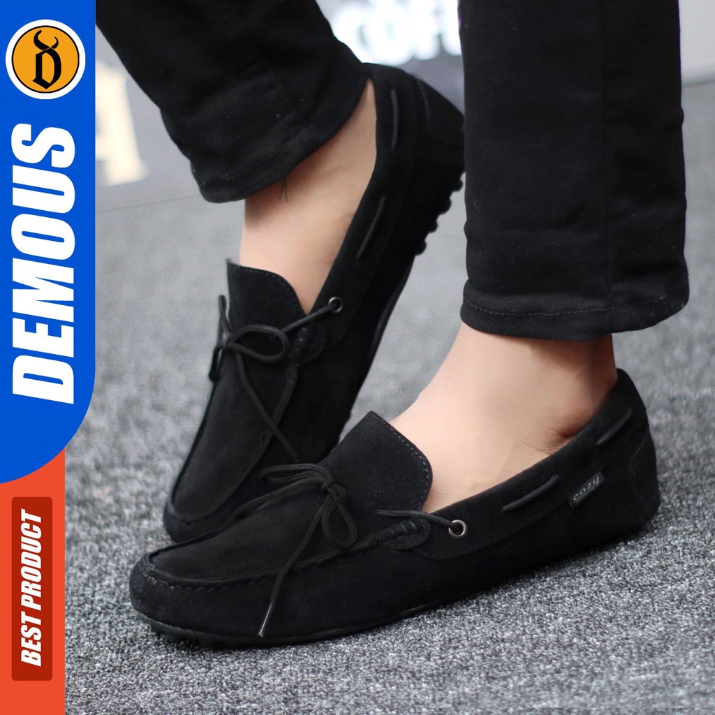 DEMOUS Celtic - Sepatu Slip On Casual Santai Slop Pria