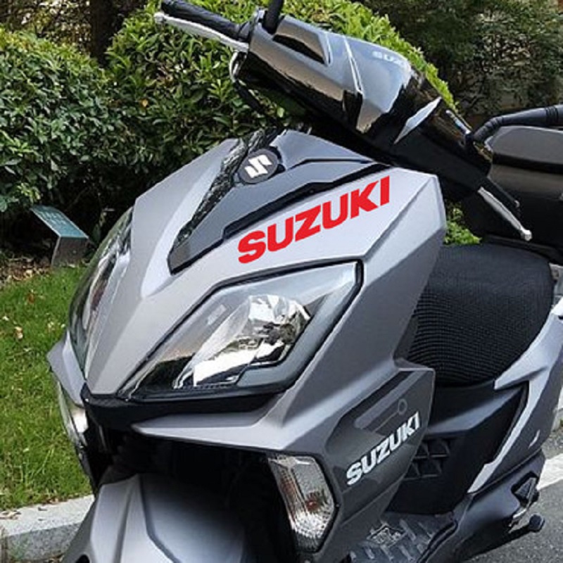 SUZUKI UY125 Skuter Motor UY125 Stiker Reflektif Stiker Logo Lencana Lencana Bunga Tarik Kepala Motor