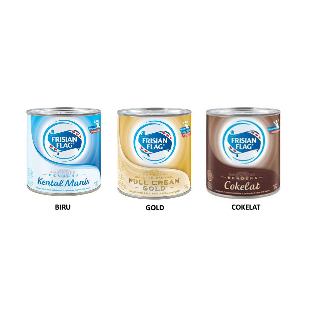 

Susu Frisian Flag All Variant 385gr / Susu Frisian Flag Creamer Gold 385gr / coklat 385gr / Susu Frisian Flag All Variant 385gr