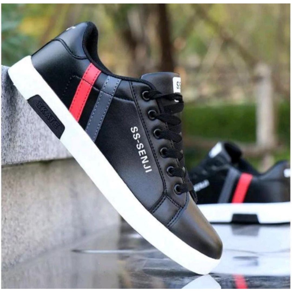 ARMY - SEPATU Sneakers Putih &amp; Hitam pria fashion casual ss.senji terlaris