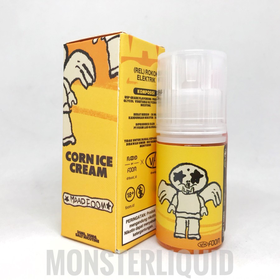 SALT MAAD FOOM CORN ICE CREAM BY FOOM X MAADTWINS 30ML