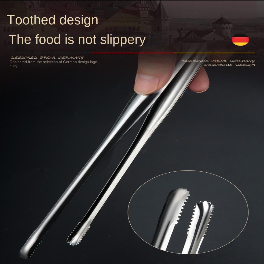 Solighter Klip Makanan Portable Rumah Dipanjangkan Perlengkapan Dapur Gadget Dapur Memasak Klip Steak Klip