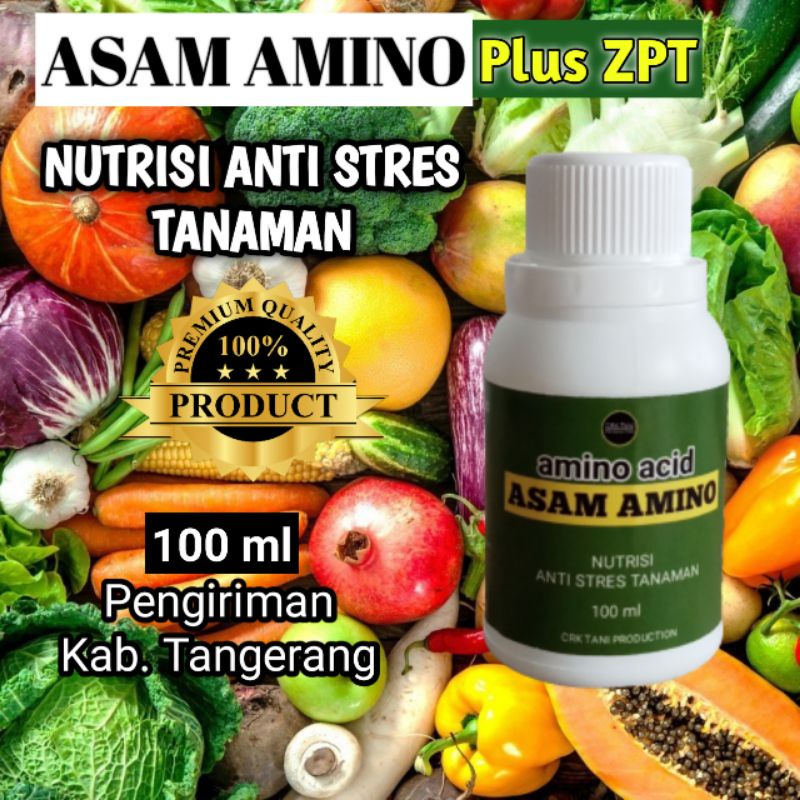 Jual Asam amino tanaman plus zpt kemasan 100 ml nutrisi anti stres