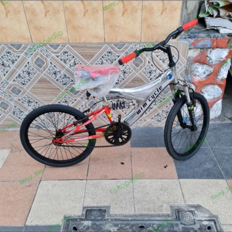 Sepeda Bmx 20 Wimcycle Street Rem Skok Body Peer Per Anak Laki Bekas