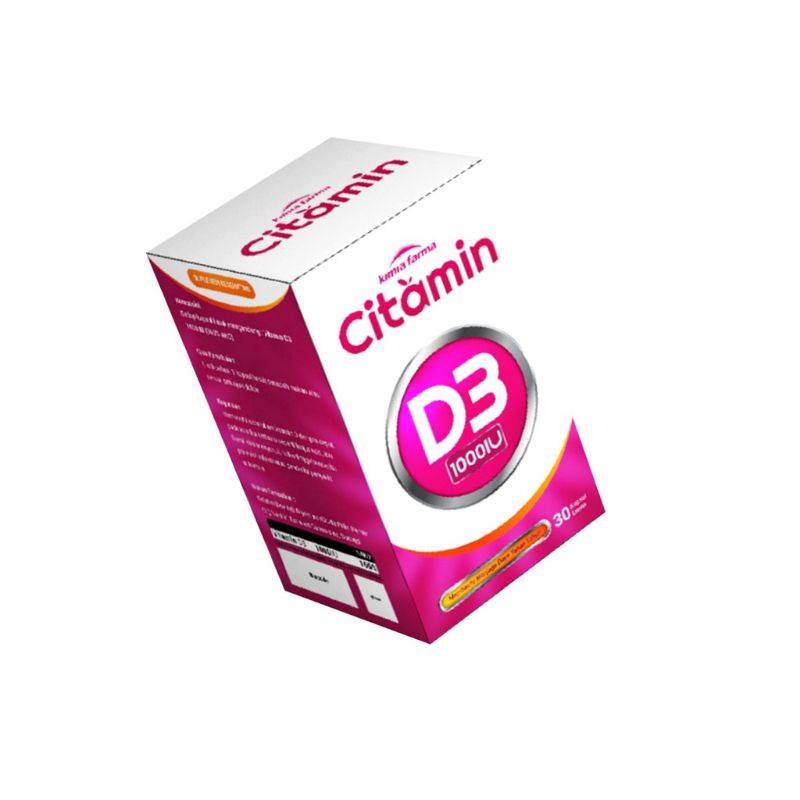 Citamin D3 1000 IU Kimia Farma