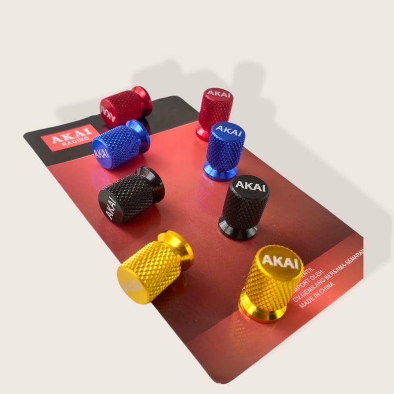 TUTUP PENTIL VARIASI AKAI RACING FULL CNC UNIVERSAL