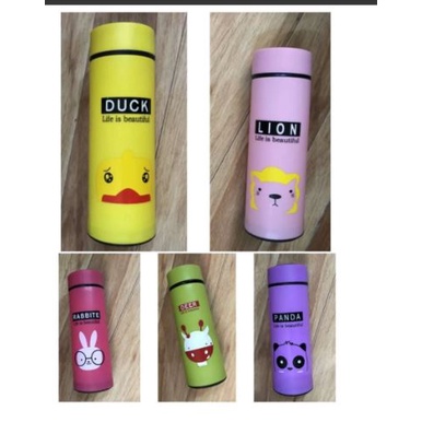 Botol Thermos Kaca 450 ml anti panas - model 8922 Warna