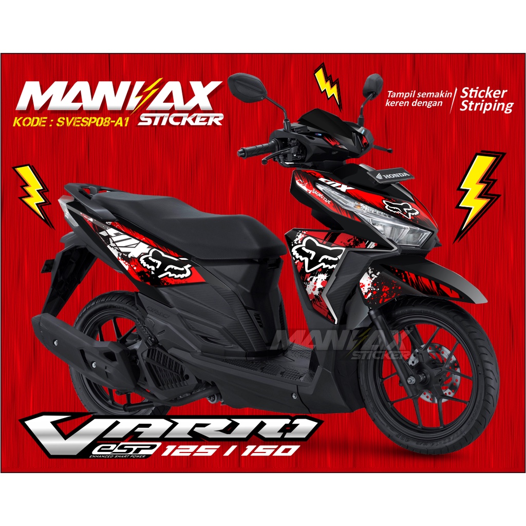 STRIPING VARIO LED 125 / 150 2015-2017 - STIKER STRIPING MOTOR VARIO 150 OLD