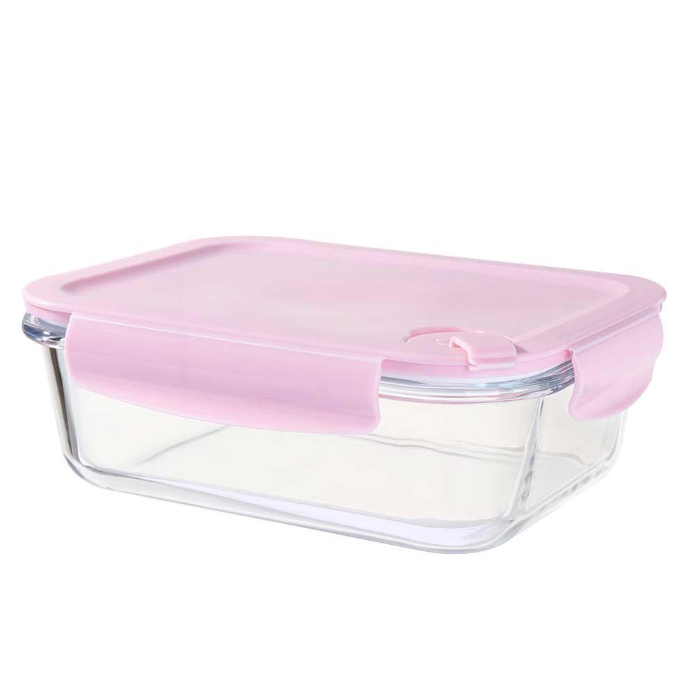 Solighter Wadah Penyimpanan Makanan 410/700/1040ml Extra Large Freezer Dishwasher Glass Lunch Box