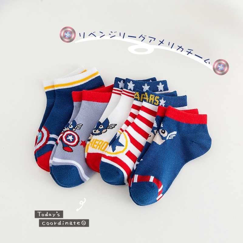 Kaos Kaki Anak Cowok Cewek Laki Laki Superhero Perempuan Disney Princess