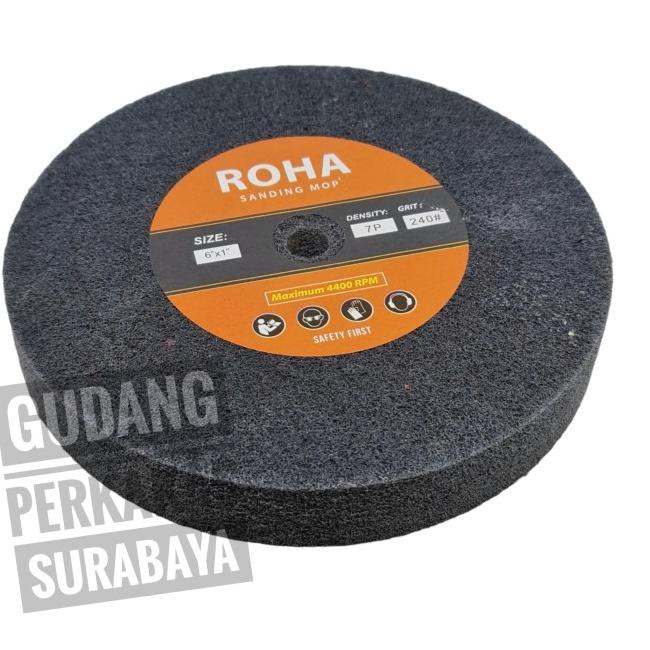 Gerinda Poles Stainless Won Woven 6 Inchi Spon Poles Gerinda Serabut