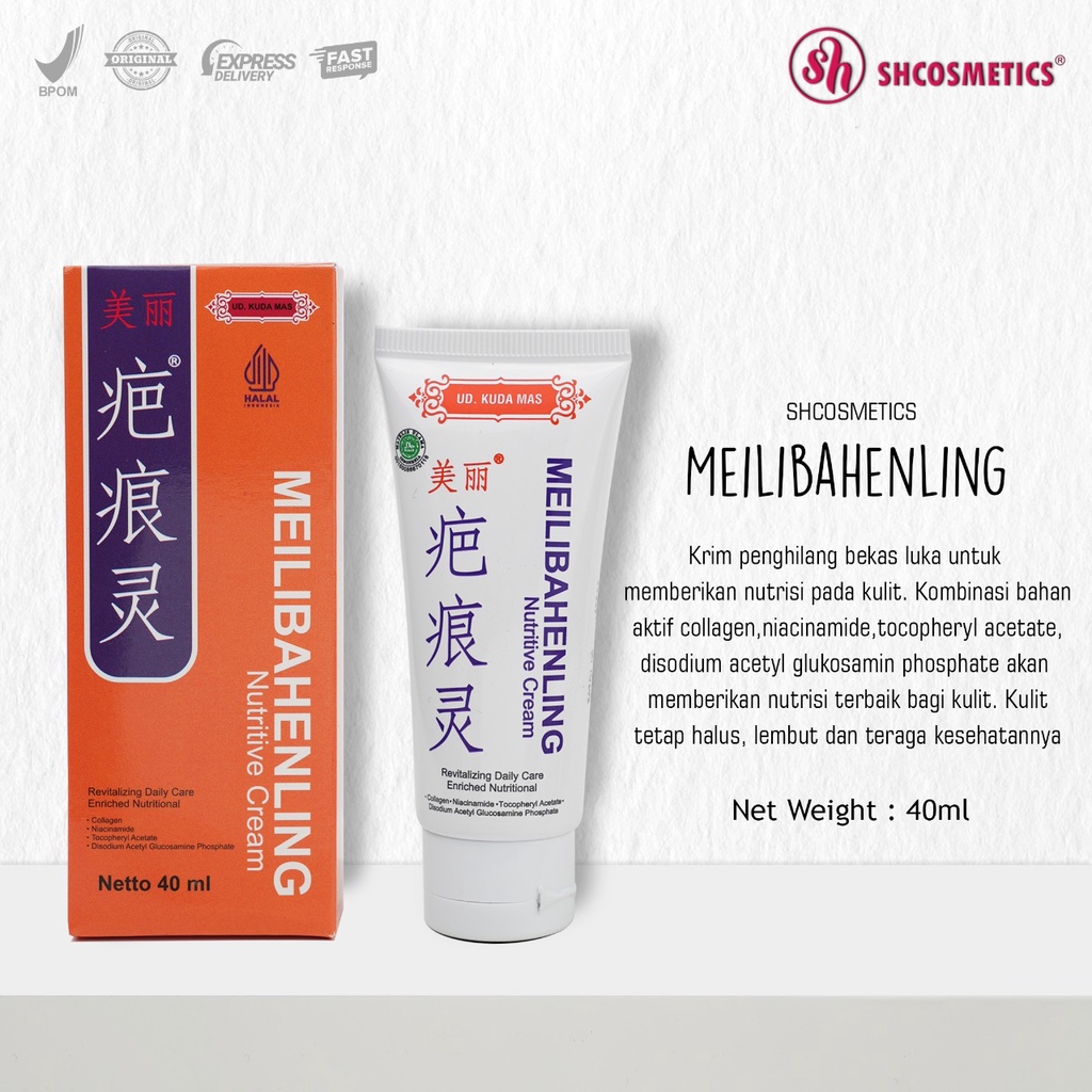 ( INNED ) BPOM meilibahenling cream SH / penghilang bekas luka