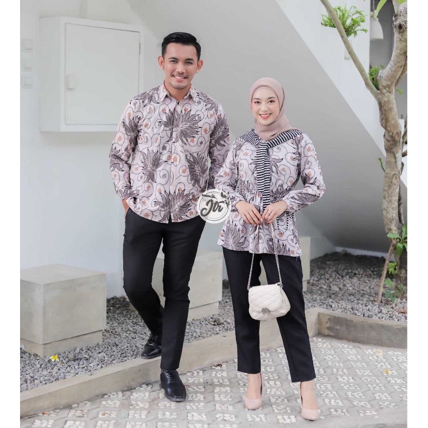 Baju Batik Wanita Modern Atasan Batik Wanita Kerja Kantor Tunik Batik Blouse Batik Kerja Wanita Kantor M L XL Seragam Batik