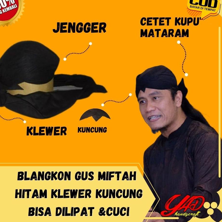 [RW.18Oc22w] Blangkon gus miftah blangkon_murah_jogja_blangkon sliwir_blangkon ada ekor nya_ blangko