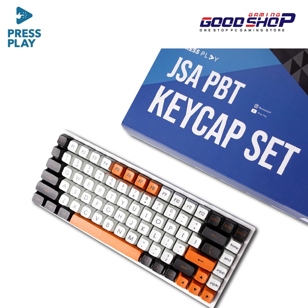 PressPlay RUST JSA Doubleshot PBT Keycaps Keycap Set