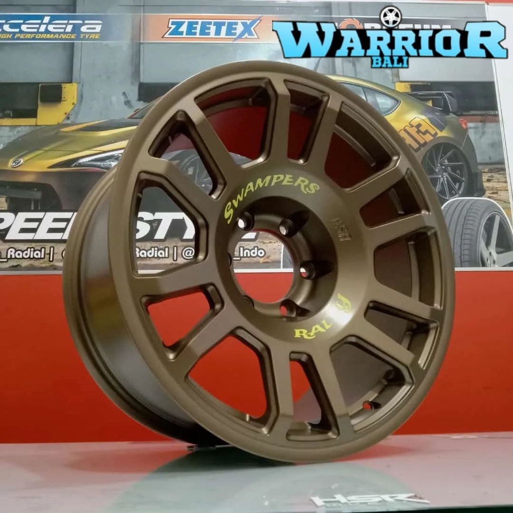 Velg Racing Rally Look Ring 18 untuk Mobil Pajero Fortuner Everest BT50 dll