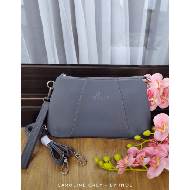 CAROLINE BAG BY INOE BAHAN CHOCOLY ANTI AIR WATERPROOF ORIGINAL GABIA INOE