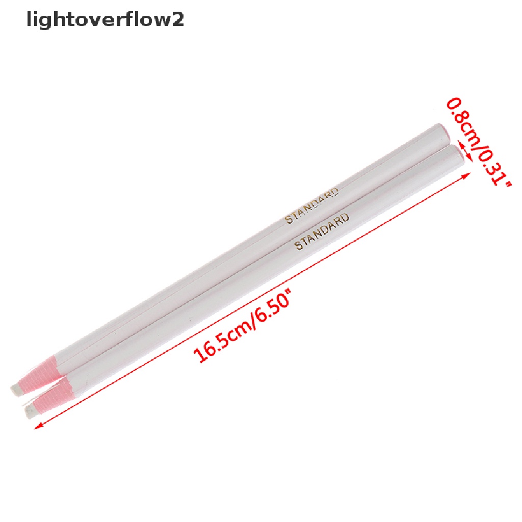 (lightoverflow2) 2pcs Pensil Kapur Penanda Kain Untuk Penjahit