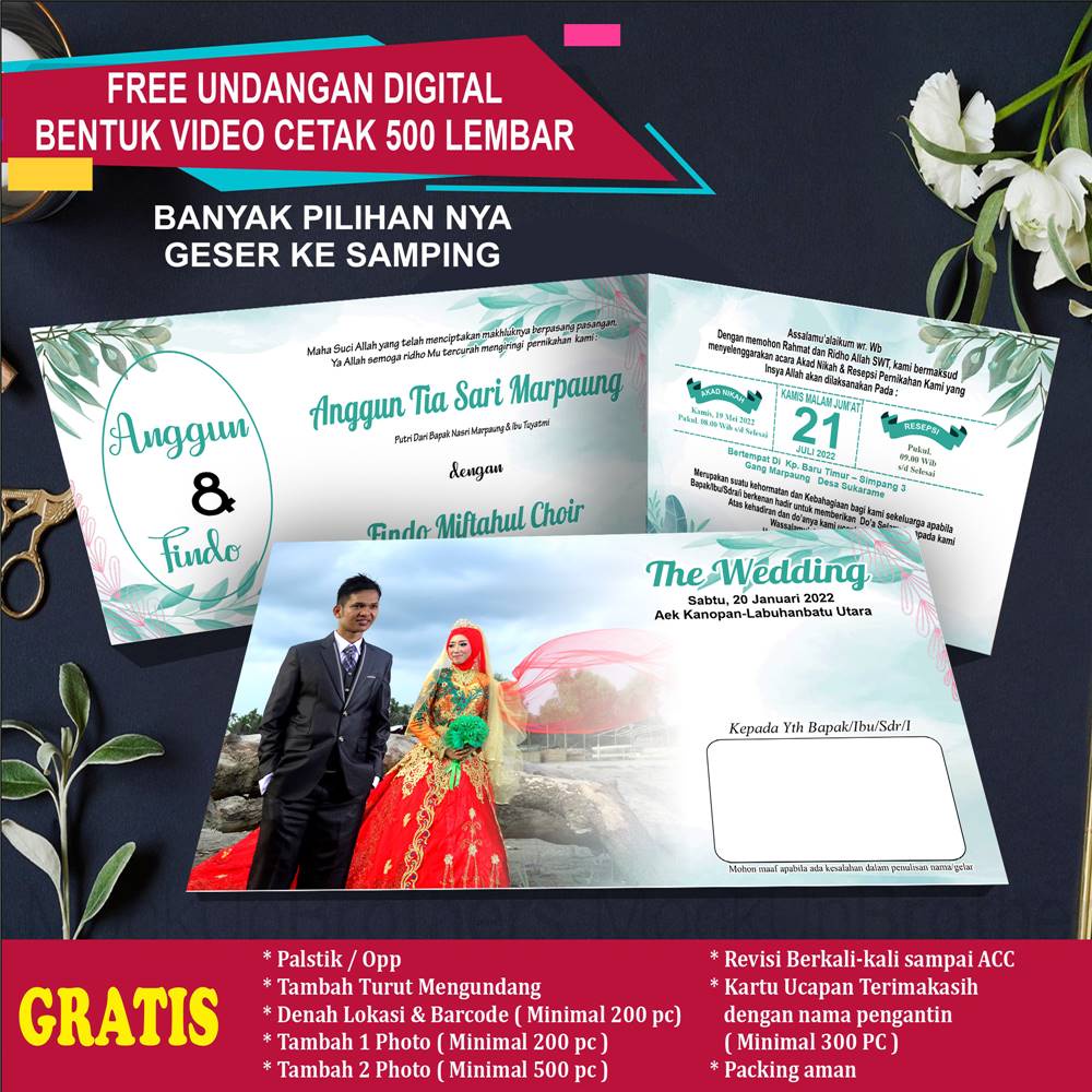 Undangan Nikah Murah Undangan Pernikahan Foto Undangan Pernikahan Kekinian Percetakan Undangan Perni