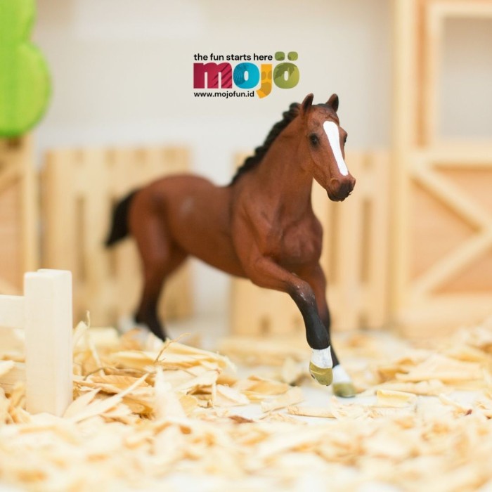 Promo Bulan Ini Mojo Fun Thoroughbred / Kuda Pacu 87291 - Farmland Collection Berkualitas