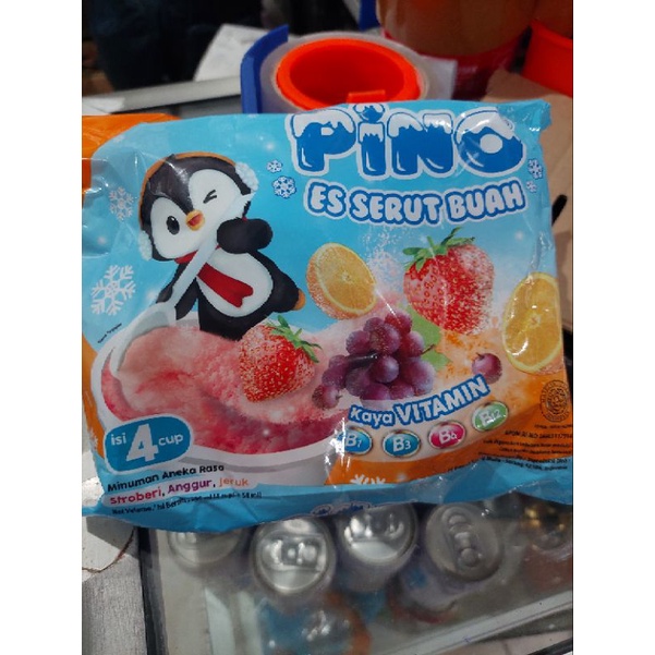 PINO Es Serut Buah Baru 1 Pack isi 4 Pcs