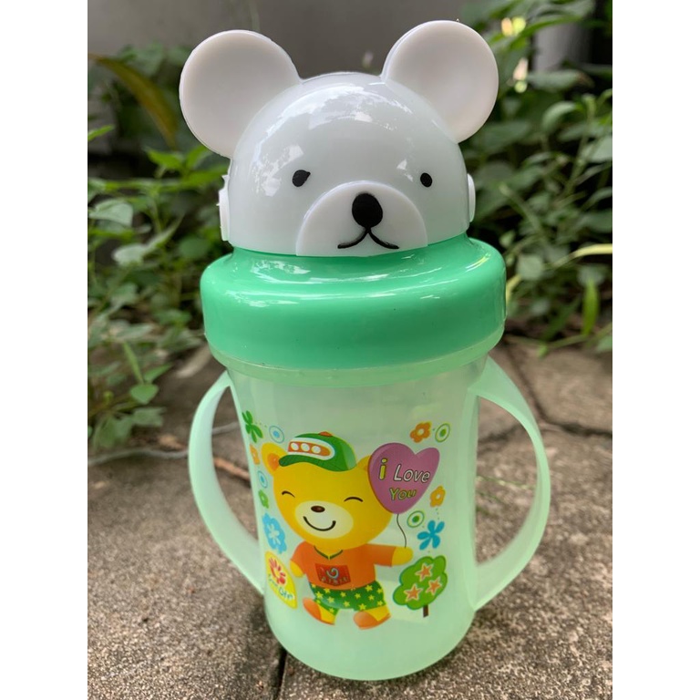 Sunlife botol air minum bayi training cup strawl 250 ML  missy cup sedotan untuk anak bayi