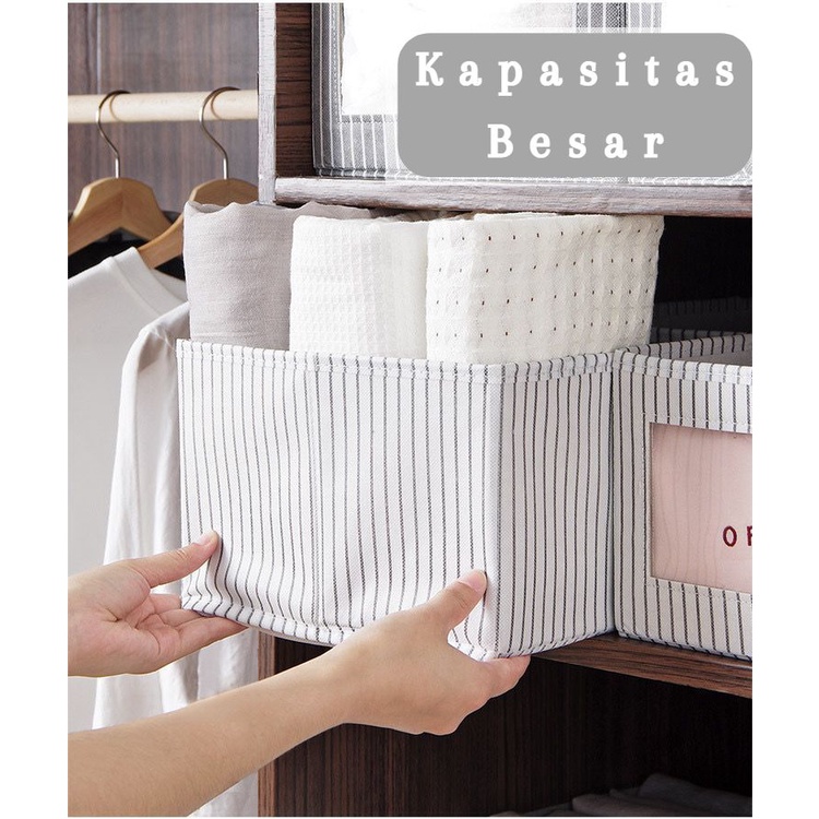 LEXJAKARTA  Kotak Penyimpanan Pakaian Lipat / Kotak Penyimpanan Multifungsi / Box Organizer Storage / Box Pakaian / Tempat Penyimpanan SerbaGuna