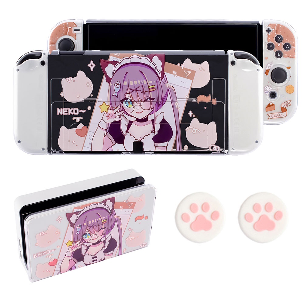 Hard Case Pelindung Nintendo Switch V1 V2 Motif Ghost Girl