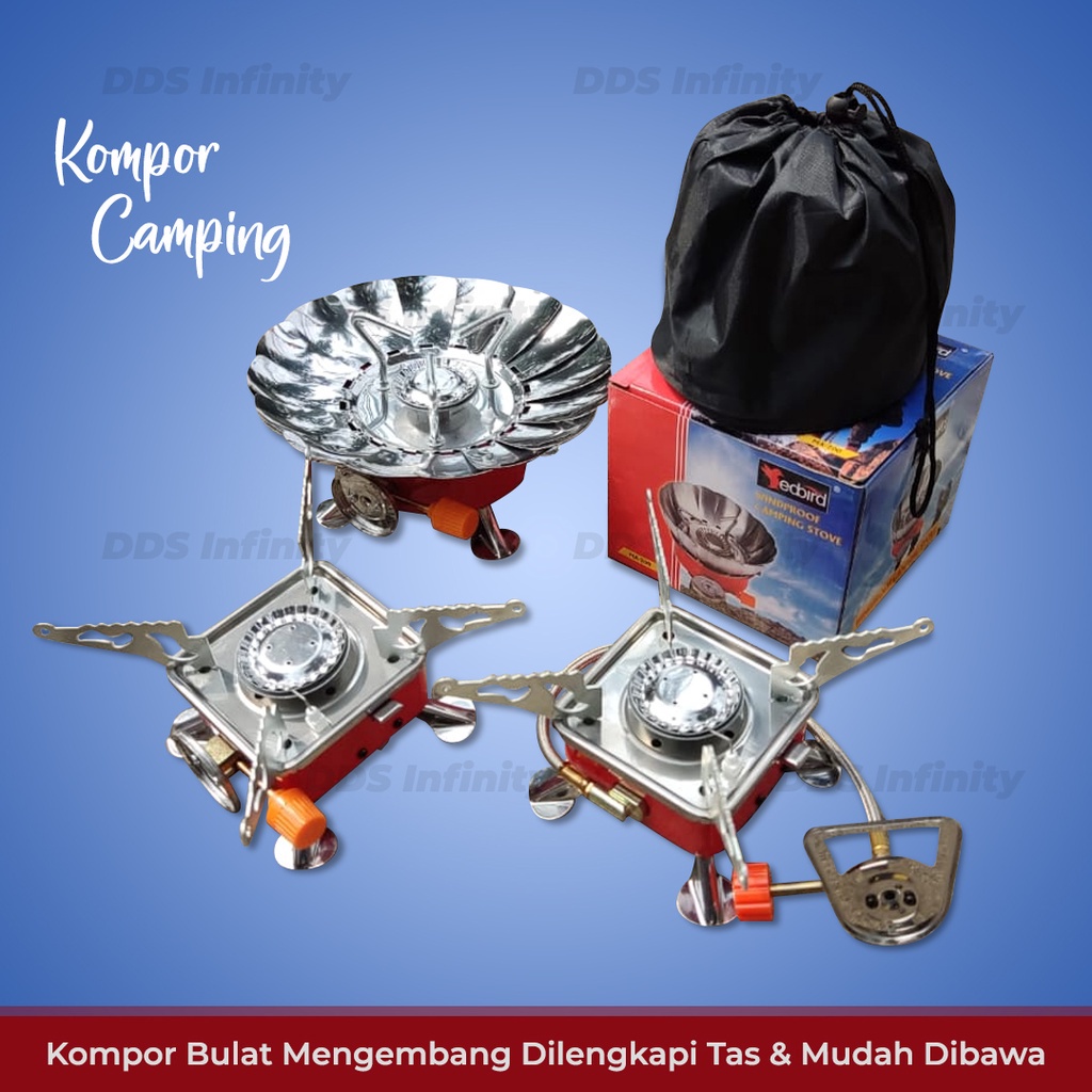 Kompor Camping Gas Kotak Mini Portable Stove Gas Kompor Portable