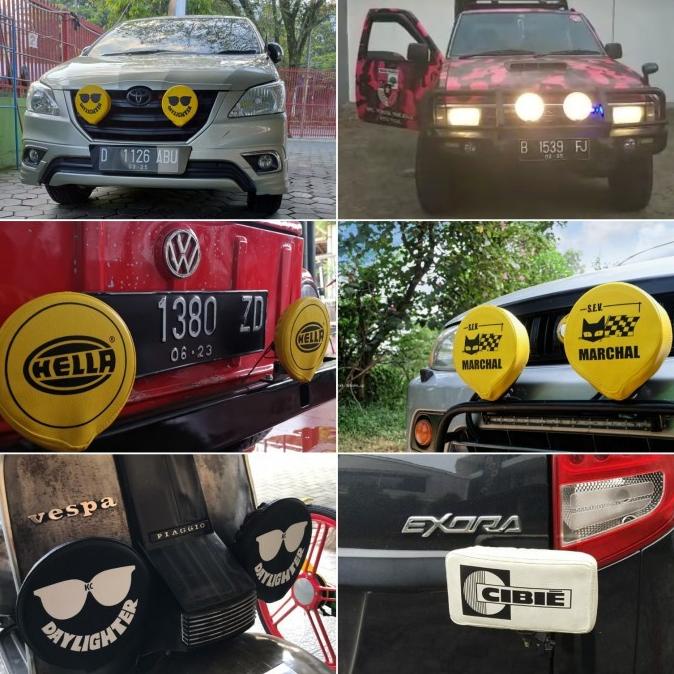NEW PRODUK CUSTOM COVER LAMPU TEMBAK LAMPU SOROT LAMPU RALLY PIAA