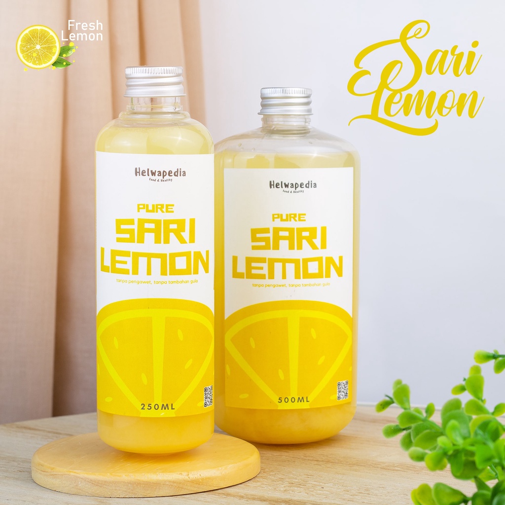 Sari Lemon Murni / Air lemon / minuman diet lemon murni