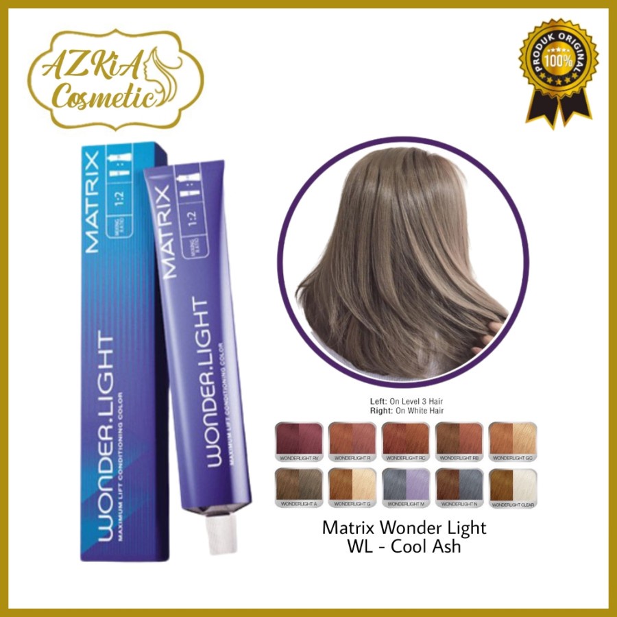 CAT RAMBUT - MATRIX Wonder Light 90.ml Color WL-A / COOL ASH - non Oxydant