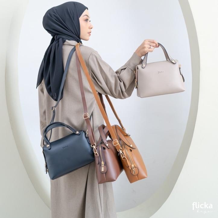 Price Pool [𝗙𝗿𝗲𝗲 𝗗𝘂𝘀𝘁 𝗕𝗮𝗴] Sling Bag Flicka Kode S 135 BLACK