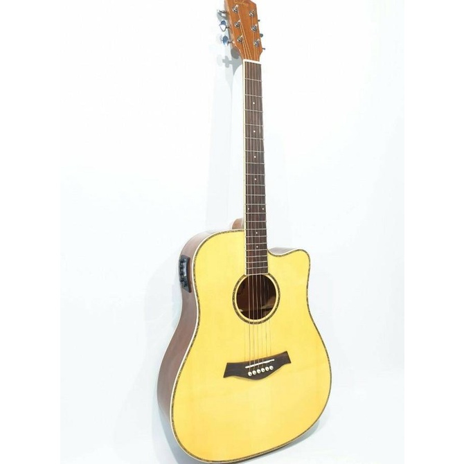 Gitar Akustik Elektrik Merk Cowboy Original Tipe Gwc-240 Nas Eq Tuner - Alat Musik / Musik Dan Perle