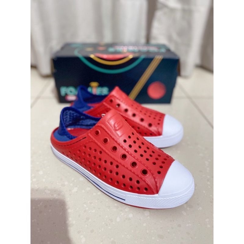 Sepatu skechers kidz guzman merah red foamis skechers Kids Guzman