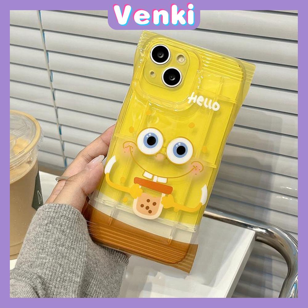 Case For iPhone 14 Pro Max Soft TPU Clear Case Snack Case Cartoon Cute Camera Protection Airbag Shockproof For iPhone 14 13 12 11 Plus Pro Max 7 Plus X XR