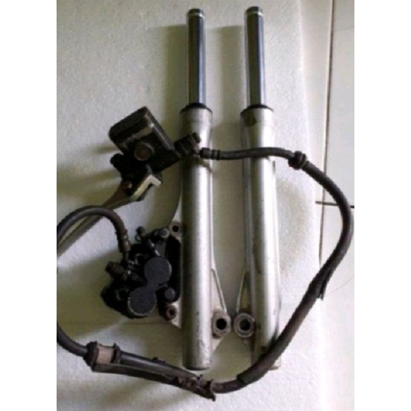 Shock depan Skok depan Komplit Cakram master kaliper Pengereman Supra x lama Supra fit lama SupraFit