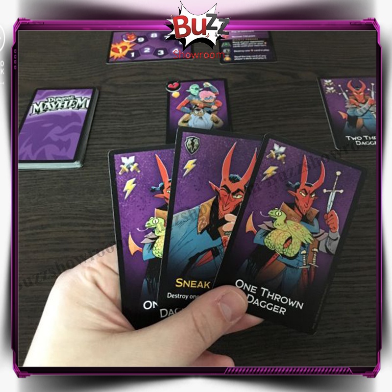 Dungeon Mayhem Card Game Board Games