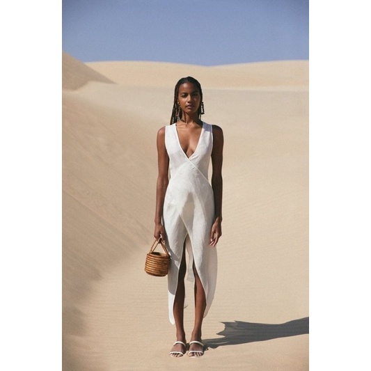 Savana Beachwear - SUNDAES Beach cover up wanita outer luaran dress pantai putih white dress bali ou