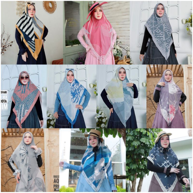Khimar Printing Haliza Syari