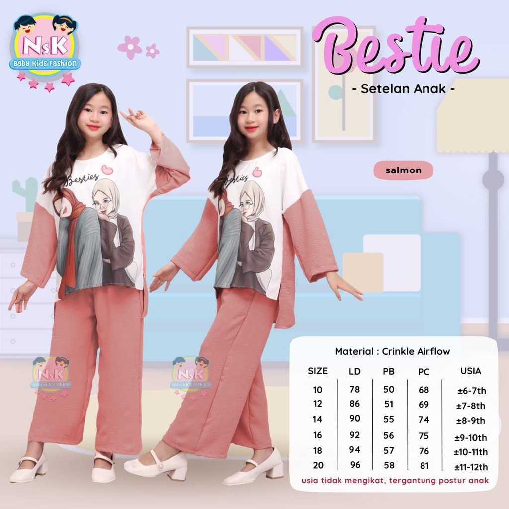 BAJU ANAK VIRAL BAJU SETELAN CELANA ANAK CEWEK REMAJA TANGGUNG PEREMPUAN