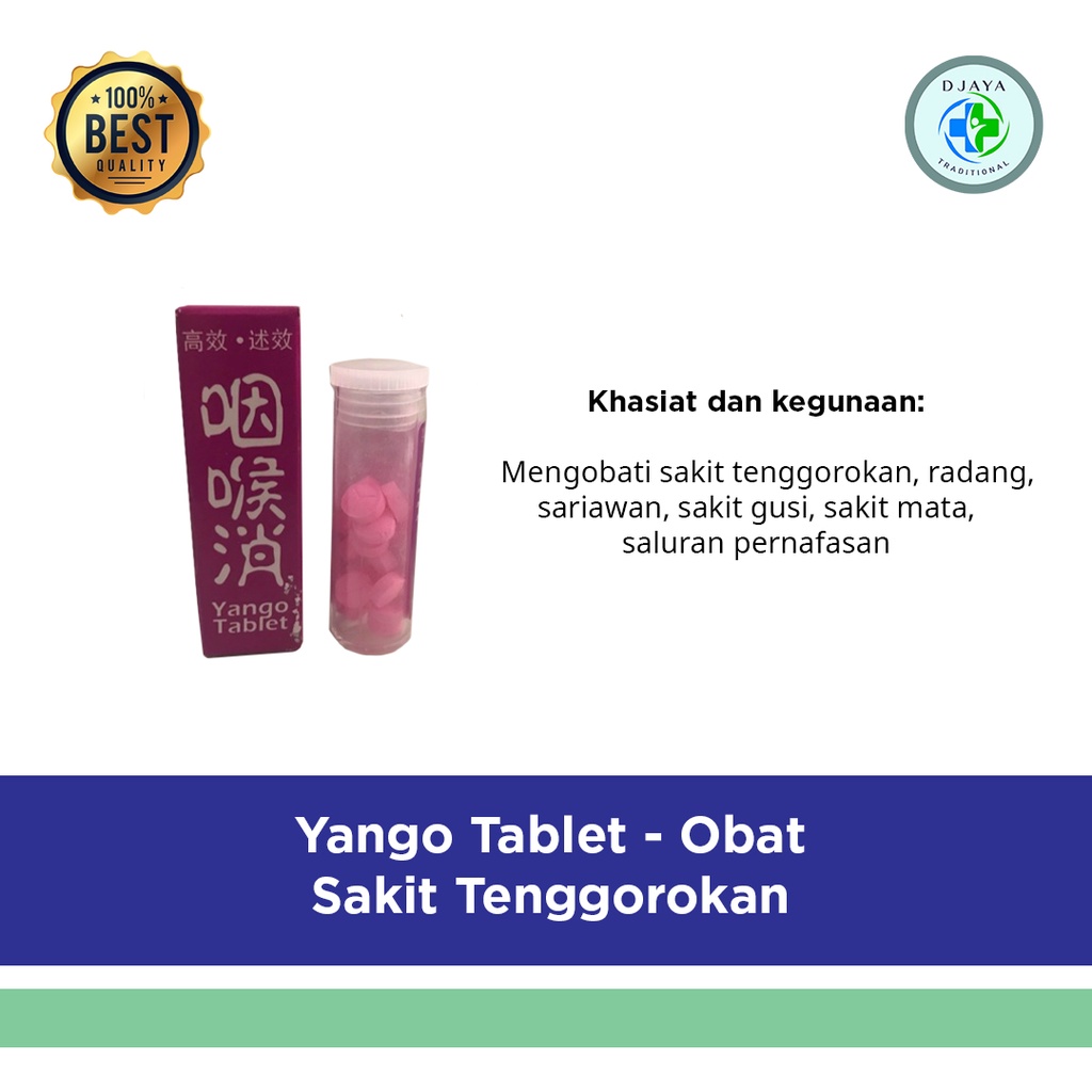 Yango Tablet - Obat Sakit Tenggorokan